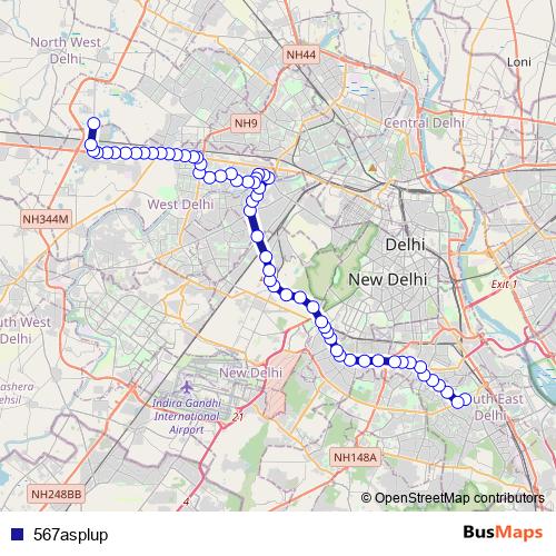 567asplup bus Line Map