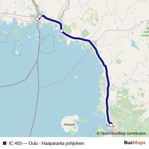 IC 403 rail Line Map