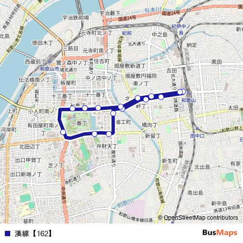 湊線【162】 bus Line Map
