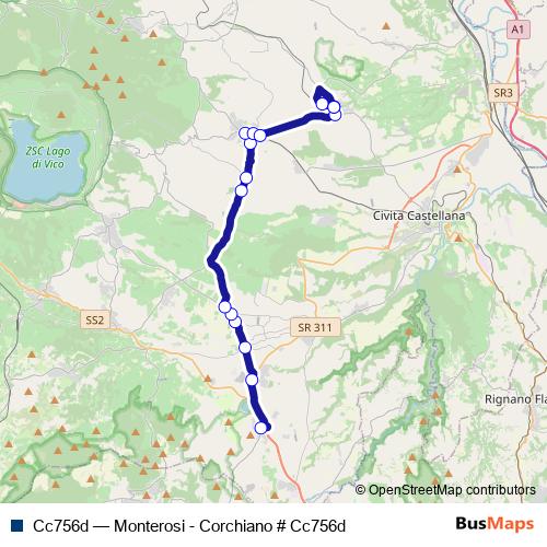 Cc756d bus Line Map