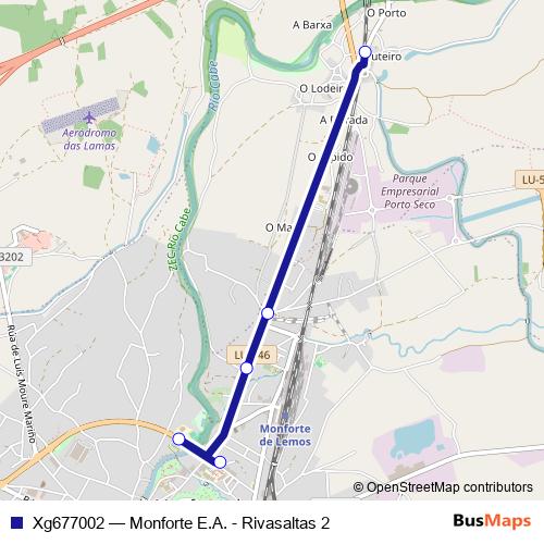 Xg677002 bus Line Map