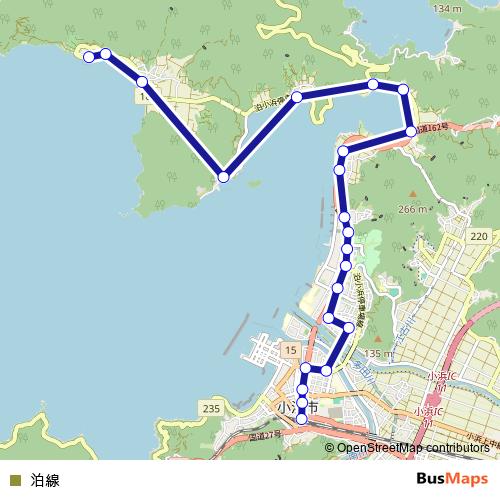 トマリセン bus Line Map