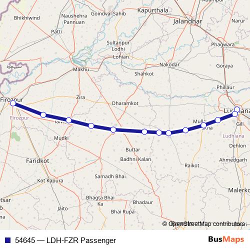 54645 rail Line Map
