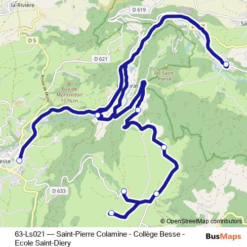 63-Ls021 bus Line Map