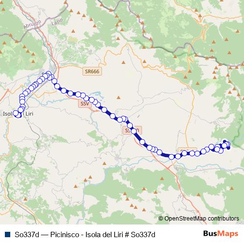 So337d bus Line Map