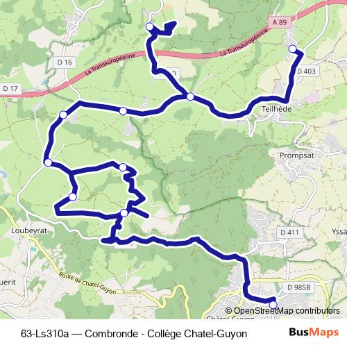 63-Ls310a bus Line Map