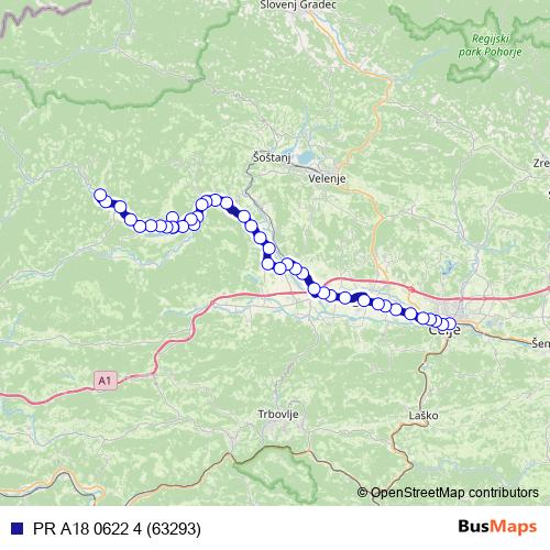PR A18 0622 4 (63293) bus Line Map