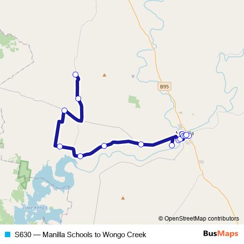S630 bus Line Map