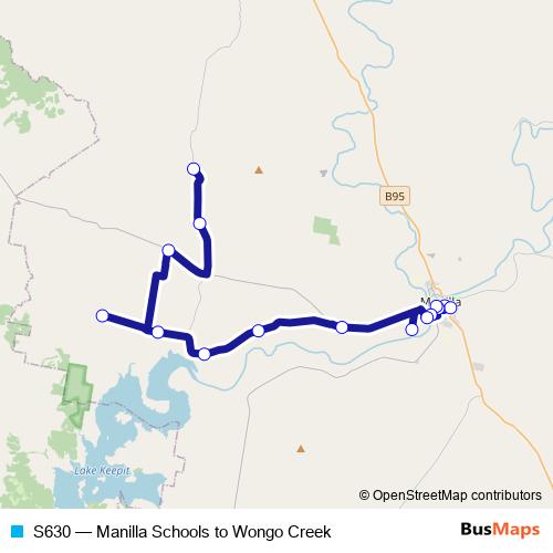 S630 bus Line Map