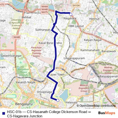 HSC-01b bus Line Map