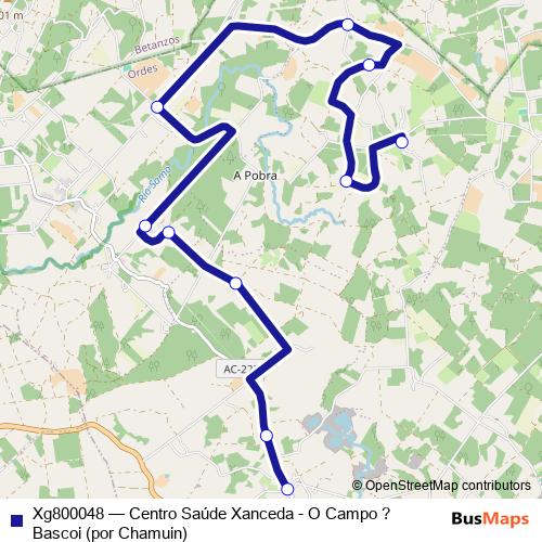 Xg800048 bus Line Map
