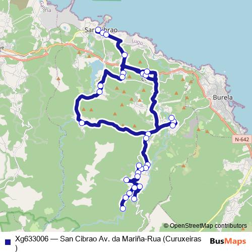 Xg633006 bus Line Map