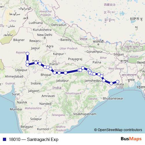 18010 rail Line Map