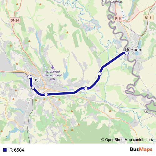 R 6504 rail Line Map