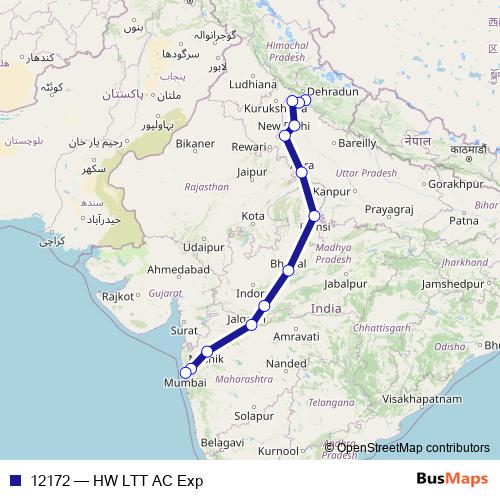 12172 rail Line Map