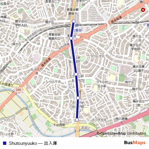 Shutsunyuuko bus Line Map