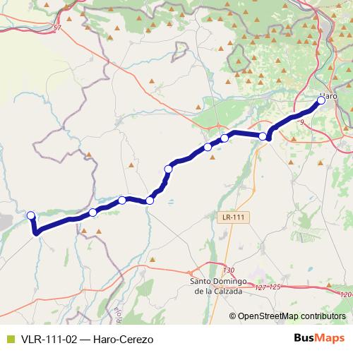 VLR-111-02 bus Line Map