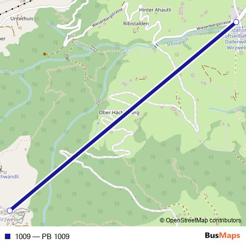 1009 cable-car Line Map