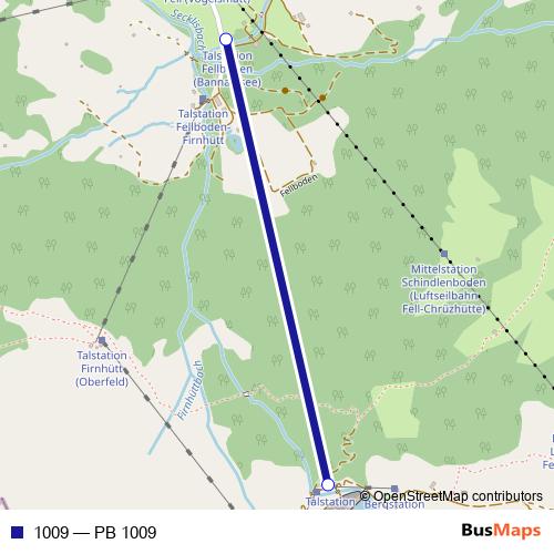 1009 cable-car Line Map
