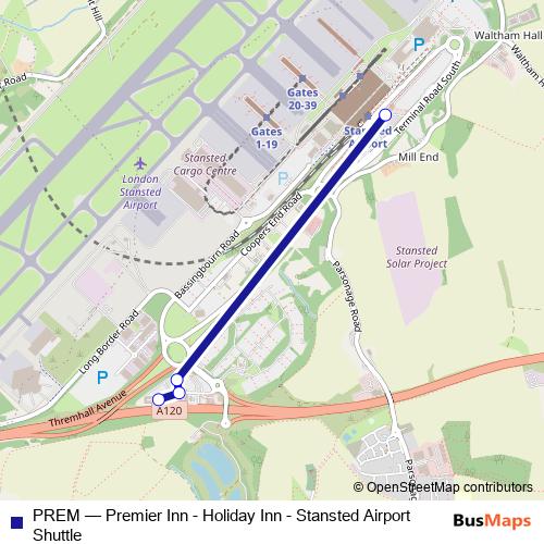 PREM bus Line Map