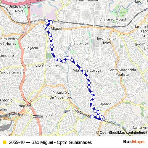 2059-10 bus Line Map