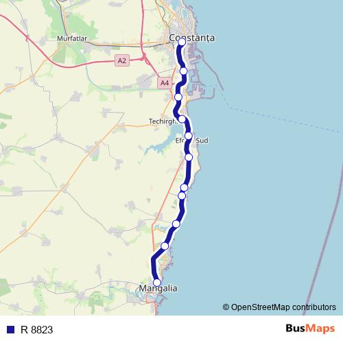 R 8823 rail Line Map