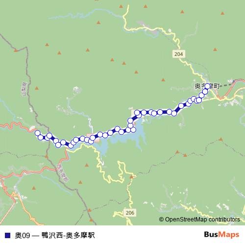 奥09 bus Line Map