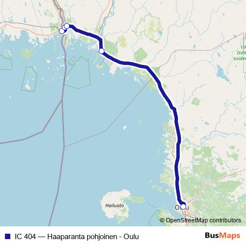 IC 404 rail Line Map