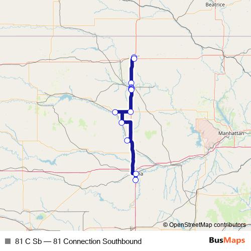 81 C Sb bus Line Map