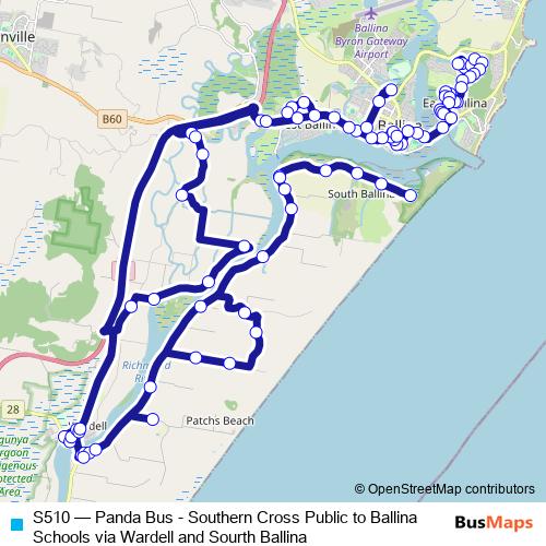 S510 bus Line Map