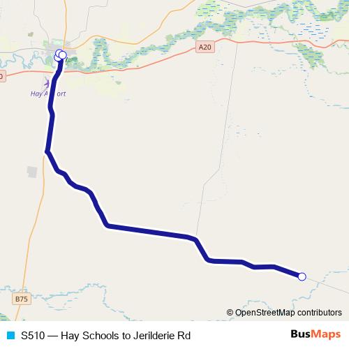 S510 bus Line Map