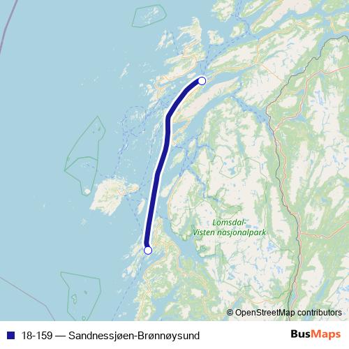 18-159 ferry Line Map