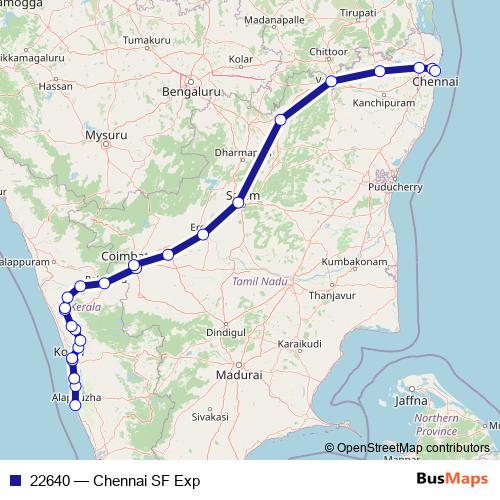 22640 rail Line Map