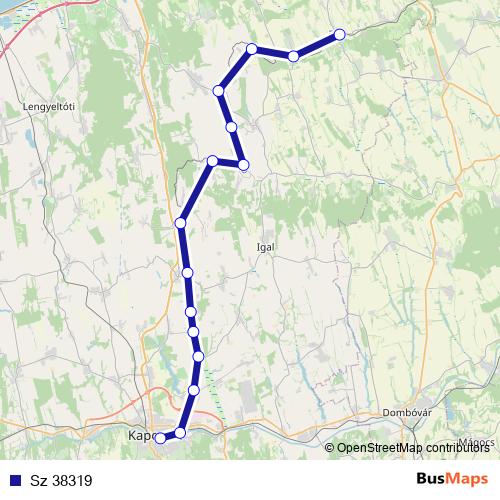 Sz 38319 rail Line Map