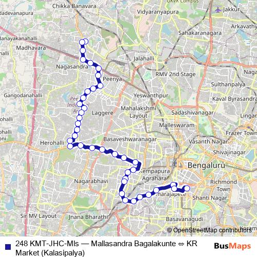 248 KMT-JHC-Mls bus Line Map