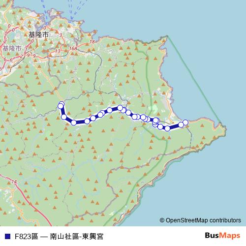 F823區 bus Line Map