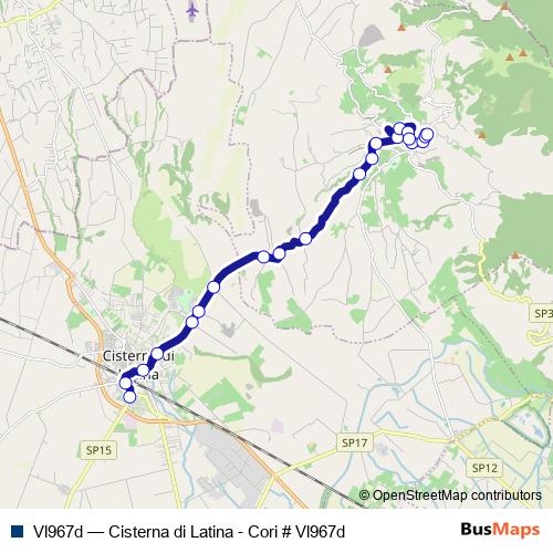 Vl967d bus Line Map