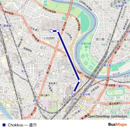 Chokkou bus Line Map