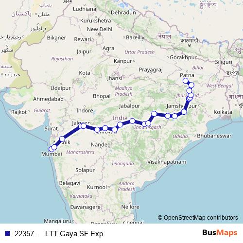 22357 rail Line Map