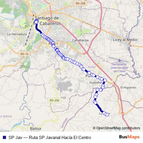 SP Jav bus Line Map