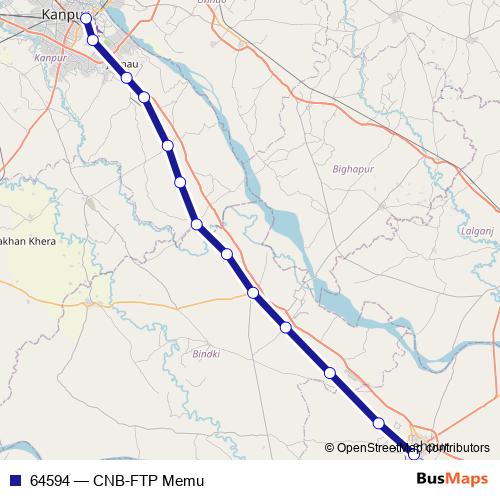 64594 rail Line Map