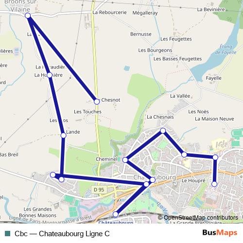 Cbc bus Line Map