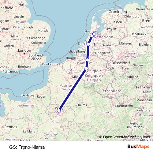 GS: Frpno-Nlama rail Line Map