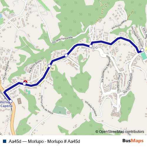 Aa45d bus Line Map