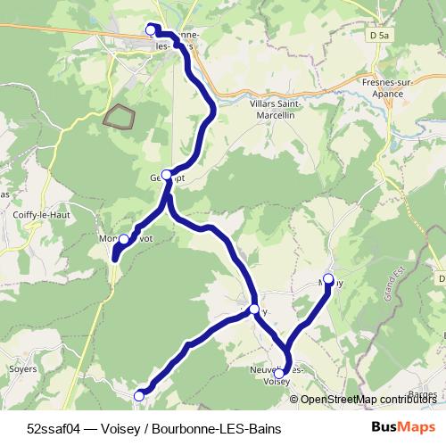 52ssaf04 bus Line Map