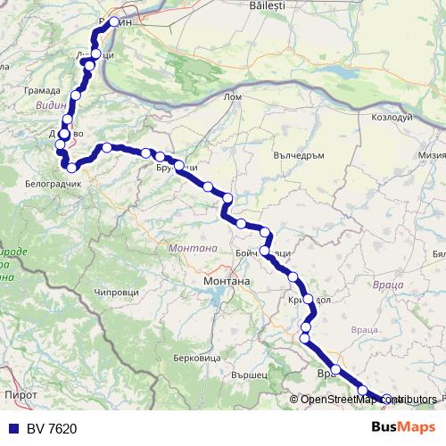 BV 7620 rail Line Map
