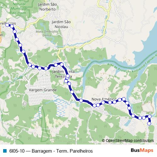 6l05-10 bus Line Map
