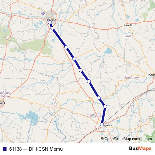 61138 rail Line Map