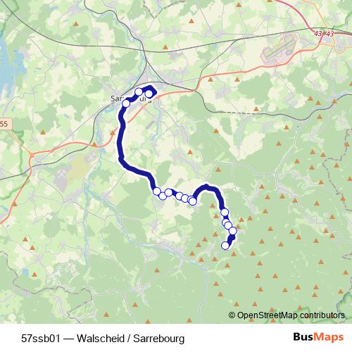 57ssb01 bus Line Map