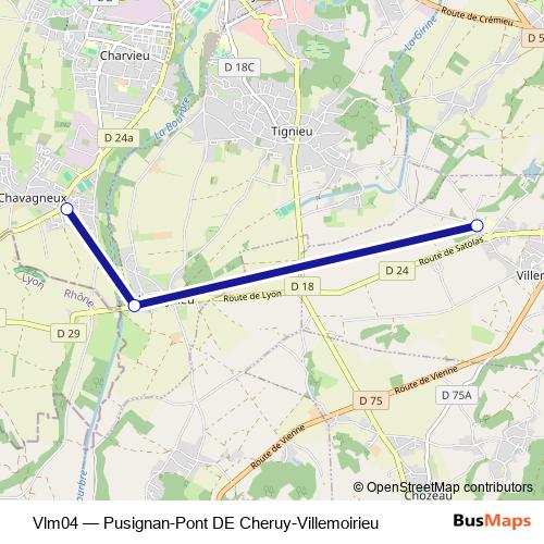 Vlm04 bus Line Map